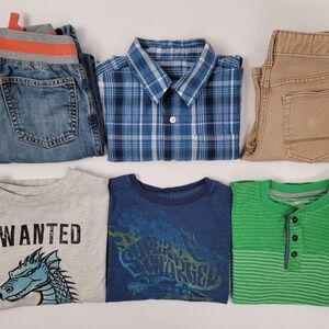 Boys size 6/7 bundle with gymboree pants, shirts +